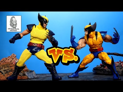 Marvel Legends VS Mezco: Tiger Stripe Wolverine (Action Figure Comparison)