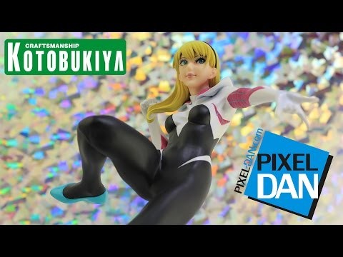 Spider-Gwen Marvel Bishoujo Kotobukiya Statue Video Review