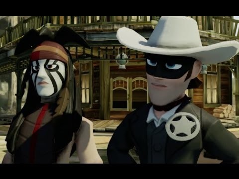 Disney Infinity - Lone Ranger Playset Walkthrough - Part 1 - Savin' Colby