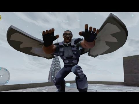 Disney Infinity 2.0: Marvel Super Heroes - Ultimate Falcon Free Roam Gameplay (Power Disc)