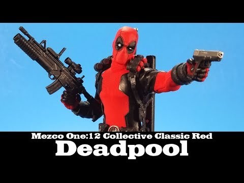 Mezco One:12 Collective Deadpool Classic Red Marvel