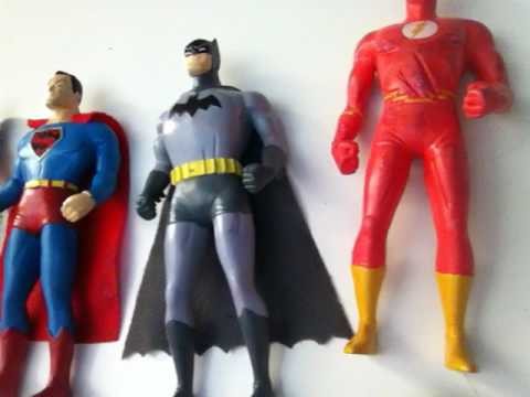 DC comics justice league bendable figures