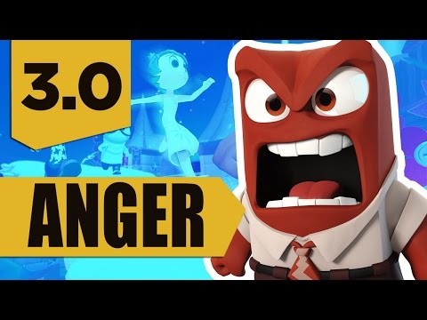 Disney Infinity 3.0 Anger Gameplay and Skills (Inside Out)