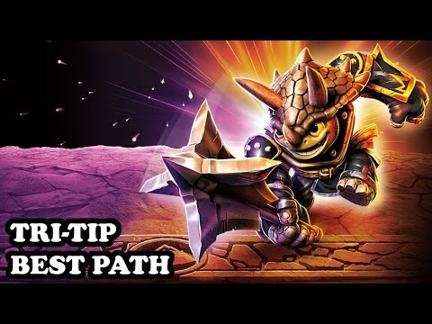 Skylanders Imaginators - Tri-Tip - Paleolithic Pounder Path - BEST PATH - GAMEPLAY