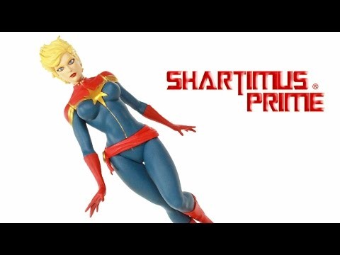 Marvel's Captain Marvel Gallery Diamond Select Toys Comic Statue Review