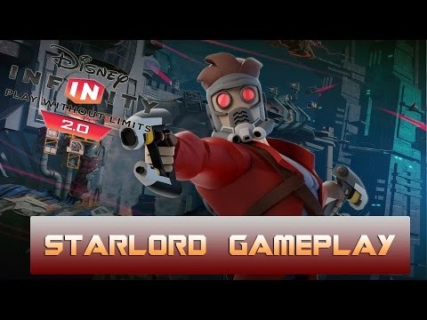 Disney Infinity 2.0 - Star Lord Maxed ALL POWERS Gameplay!