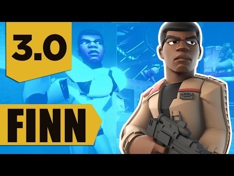 Disney Infinity 3.0: Finn Gameplay and Skills Max Level (Star Wars The Force Awakens)