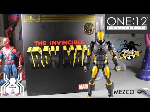 Mezco One:12 Collective IRON MAN ARMOR MODEL 42 LACC Exclusive MDX Unboxing Marvel
