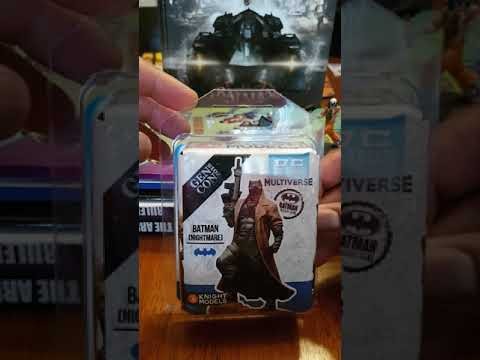 Batman Miniatures game unboxing of the Multiverse Batman as Nightmare