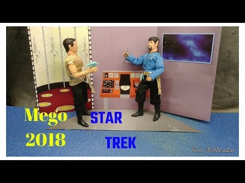 Limited Ediiton 2018 Mego Star Trek 8-inch Boxed Set Mirror Mirror set Featuring Spock and Kirk