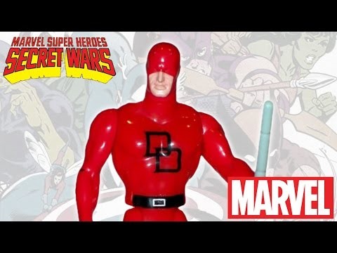 MATTEL MARVEL SUPER HEROES SECRET WARS - DAREDEVIL (eng) ACTION FIGURE REVIEW