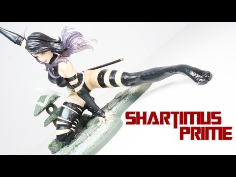 Bishoujo X-Force Psylocke Ninja Outfit Kotobukiya Statue Review