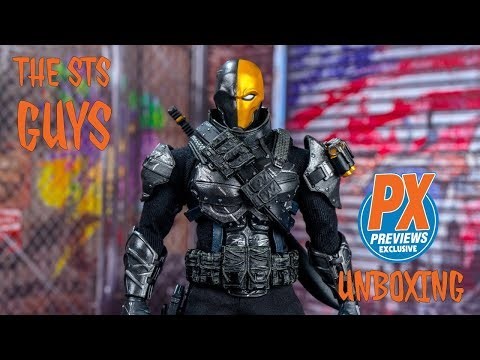 Mezco One:12 PX Previews Exclusive Stealth Deathstroke Unboxing &amp; Figure Review