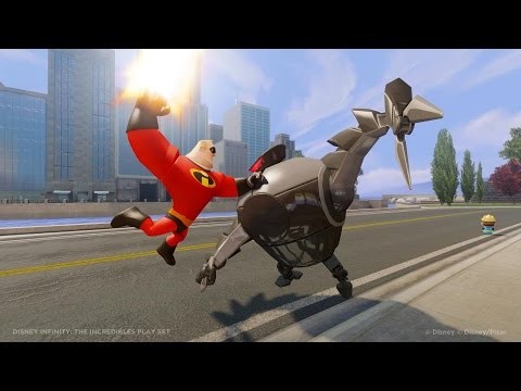 MR INCREDIBLE VS OMNIDROID ARMY - EPIC FIGHT - Disney Infinity 2.0