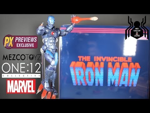 Mezco One:12 Collective PX IRON MAN STEALTH ARMOR Previews Exclusive Figure Review