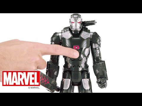 Marvel War Machine: Titan Hero Series U.K. - 'Electronic Figure' Demo