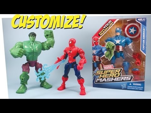 Marvel Super Hero Mashers Hulk Spider-Man Captain America Review