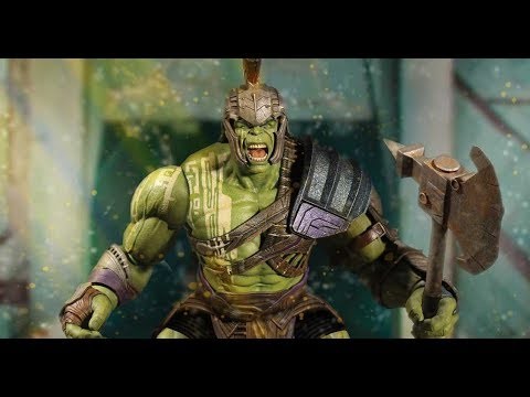 MEZCO One 12 Gladiator HULK Action Figure Unboxing &amp; Review! Thor Ragnarok