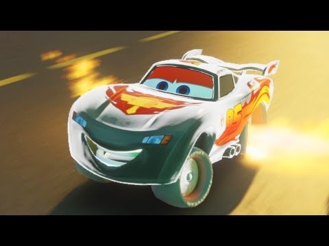 CRYSTAL LIGHTNING MCQUEEN Time Trial Race vs. MATER - SPEEDWAY - Disney Infinity 3.0