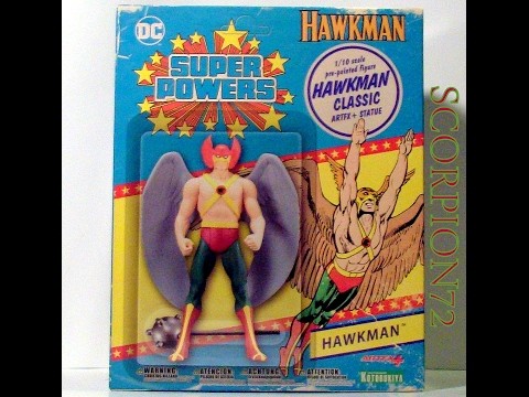 SUPER POWERS HAWKMAN ARTFX + STATUE Kotobukiya Review