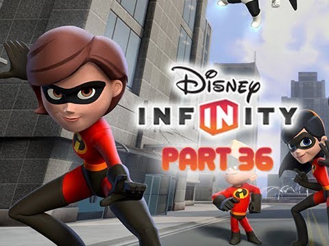 Disney Infinity Gameplay Walkthrough Part 36 - MRS. INCREDIBLE ELASTIGIRL Incredibles Play Set World