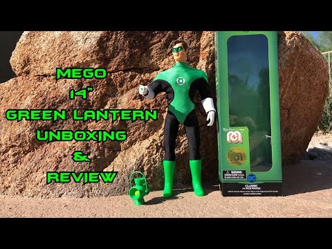 Mego 14&quot; Green Lantern Action Figure Unboxing and Review