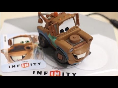 Disney Infinity: MATER Pick Up N' Tow Unboxing &amp; Game Play Demo! - Disney Cars