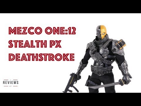Mezco One 12 Collective PX Previews Exclusive Stealth Deathstroke Figure Review