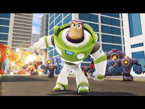 CRYSTAL BUZZ LIGHTYEAR VS ZURG BOTS ARMY - EPIC FIGHT - Disney Infinity 2.0