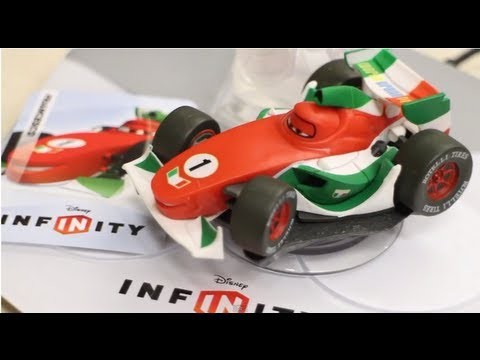 Disney Infinity: FRANCESCO High-Speed Stunts Unboxing &amp; Game Play Demo - Disney Cars