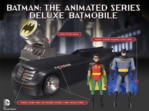 DC Collectibles Batman The Animated Series DELUXE Batmobile Review