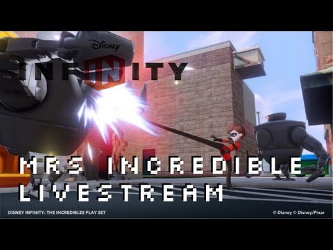 Disney Infinity Mrs Incredible Elastigirl Incredibles Playset Livestream XBOX 360