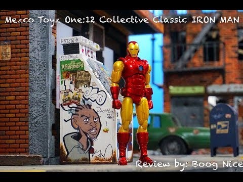 Mezco Toyz One:12 Collective CLASSIC INVINCIBLE IRON MAN Tony Stark Action Figure Review