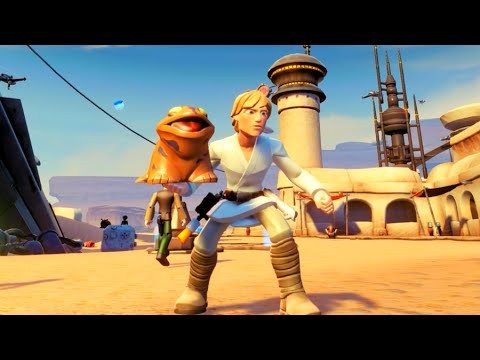 Disney Infinity 3.0 Tatooine Free Roam Gameplay w/ Luke Skywalker