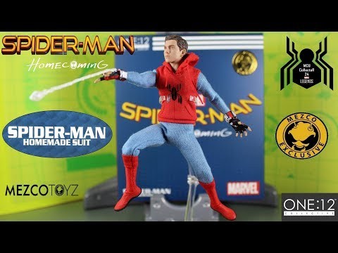 Mezco One12 Collective HOMEMADE SUIT SPIDER MAN HOMECOMING Exclusive Figure Review