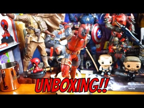 Deadpool Diamond Select Toys Gallery PVC Figure Unboxing