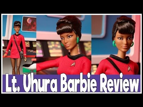 Barbie Star Trek 50th Anniversary Lieutenant Uhura Doll Barbie Doll.