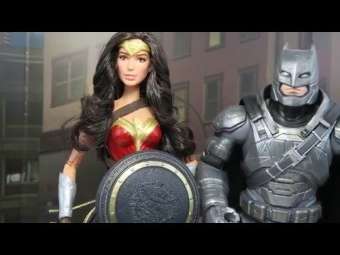 Batman V Superman Barbie Wonder Woman Black Label Movie 12&quot; Doll Review