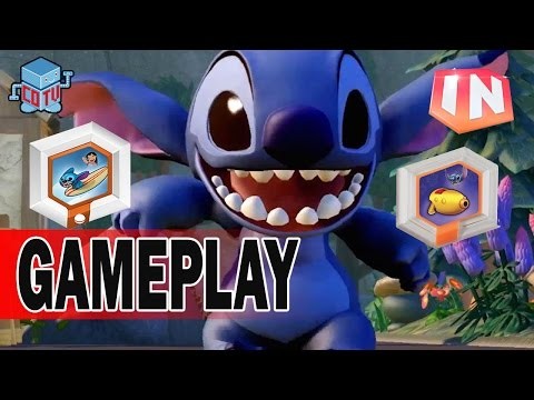 Disney Infinity 2.0 STITCH Gameplay + Power Discs