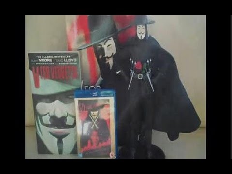 DC Direct V for Vendetta Sixth Scale Deluxe Collector Action Figure Video Review