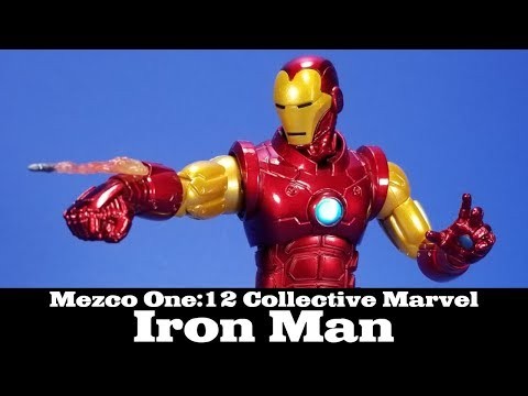 Mezco Invincible Iron Man One:12 Collective Marvel Action Figure Review