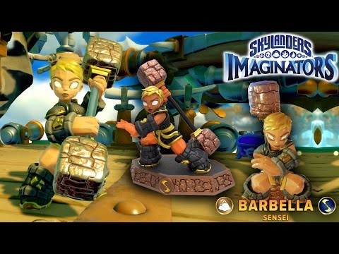 Skylanders Imaginators - Barbella Reveal: 9 Mins Game-play, Figure, Levels, Enemies