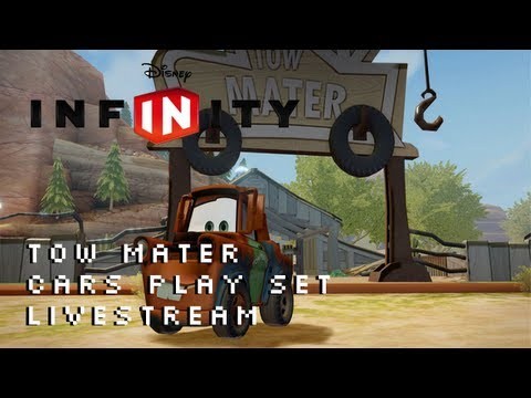 Disney Infinity Tow Mater Cars Play Set Livestream