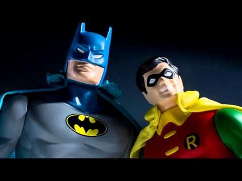 Gentle Giant DC Super Powers Jumbo Batman and Robin Action Figures 1:6 Scale