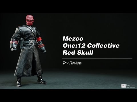 MEZCO One:12 Collective Red Skull action figure toy review