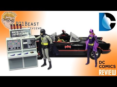 Batman '66 (The Television Series) &quot;Batmobile&quot; and &quot;To The Batcave&quot; Playset Review