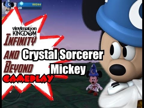 Disney Infinity 2.0 Crystal Sorcerer's Apprentice Mickey Gameplay