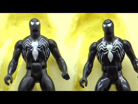 SPIDERMAN Prototype Test Shot 1984 Secret Wars Mattel Black suit