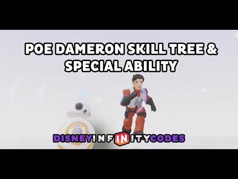Poe Dameron Skill Tree &amp; Gameplay - The Force Awakens - Disney Infinity 3.0