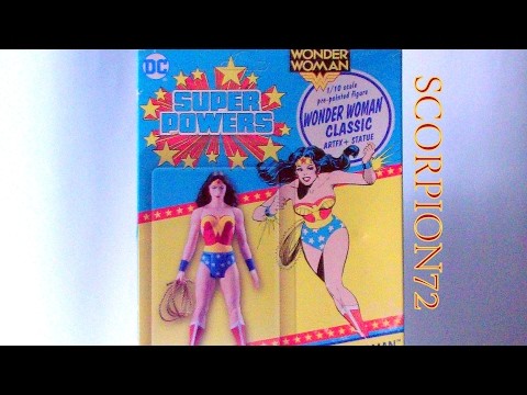 SUPER POWERS WONDER WOMAN ARTFX + STATUE Kotobukiya Review